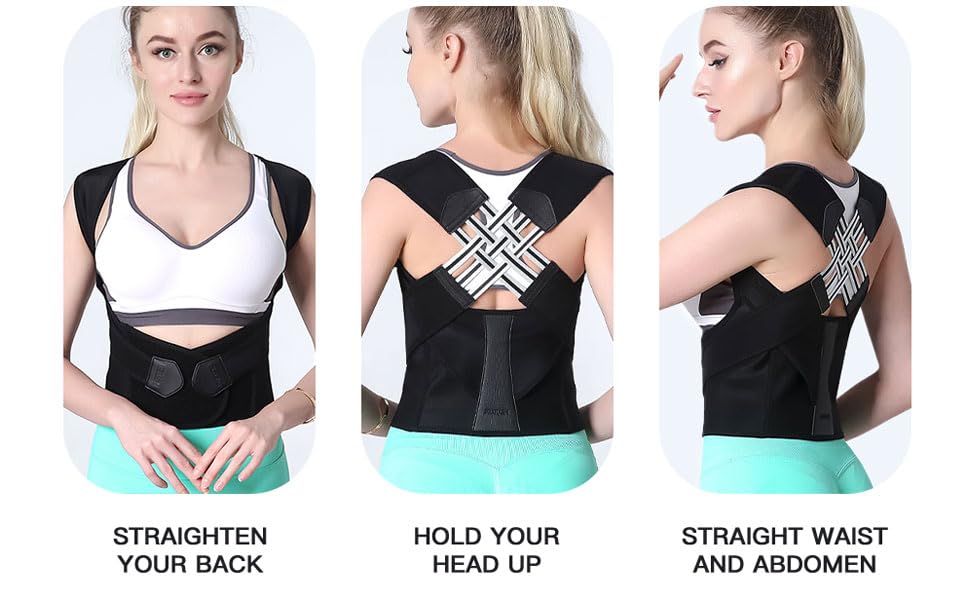 Posture Corrector Free Size Designed to provide exceptional Back Straight And Shoulder Support Belt