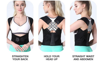 Posture Corrector Free Size Designed to provide exceptional Back Straight And Shoulder Support Belt