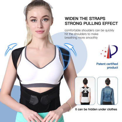 Posture Corrector Free Size Designed to provide exceptional Back Straight And Shoulder Support Belt