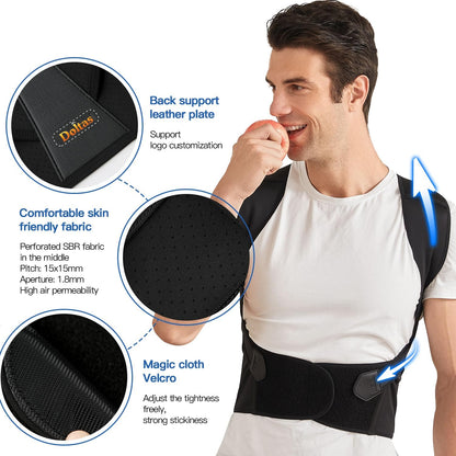 Posture Corrector Free Size Designed to provide exceptional Back Straight And Shoulder Support Belt